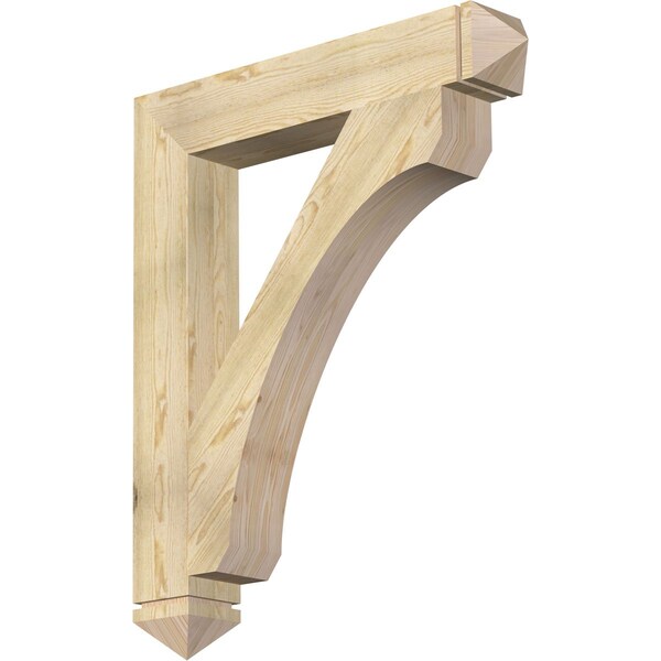 Ekena Millwork Legacy Arts & Crafts Rough Sawn Bracket, Douglas Fir, 6"W x 38"D x 46"H BKT06X38X46LEC03RDF - main